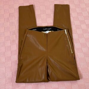 Calvin Klein leather pants
